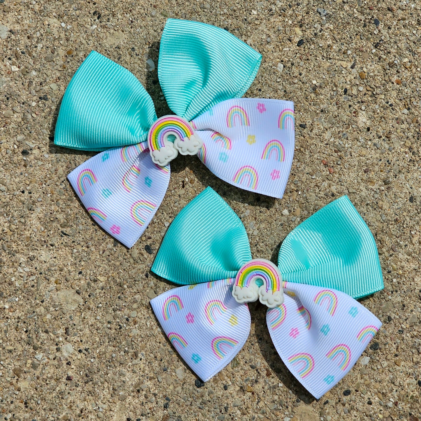 Rainbow clip set