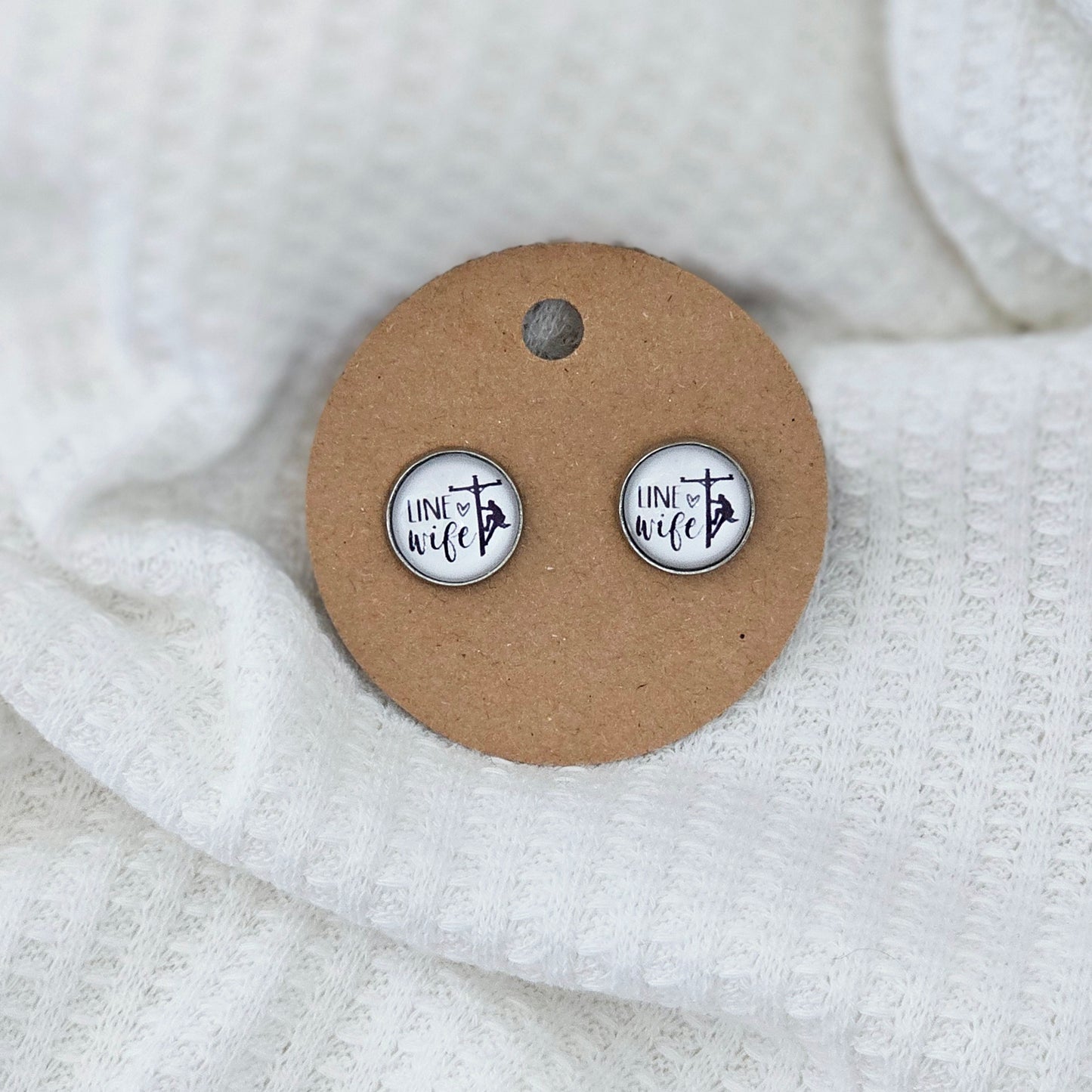 Line wife earrings