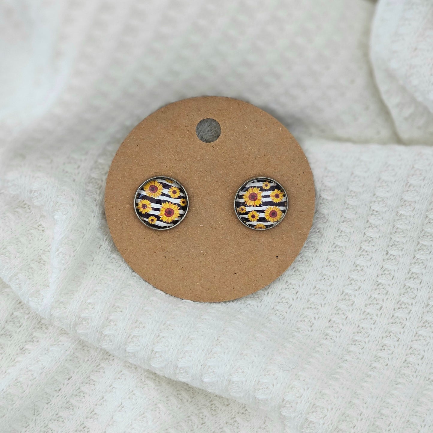 Sunflower earrings
