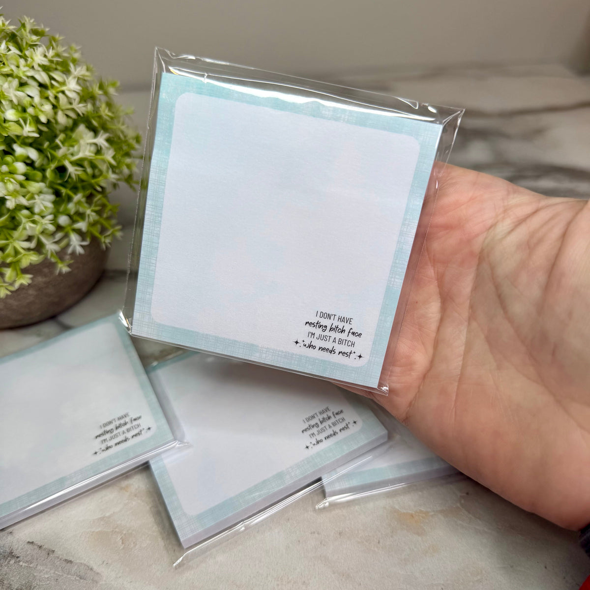 The Sticky Note Collection - Adult, Resting Bitch Face