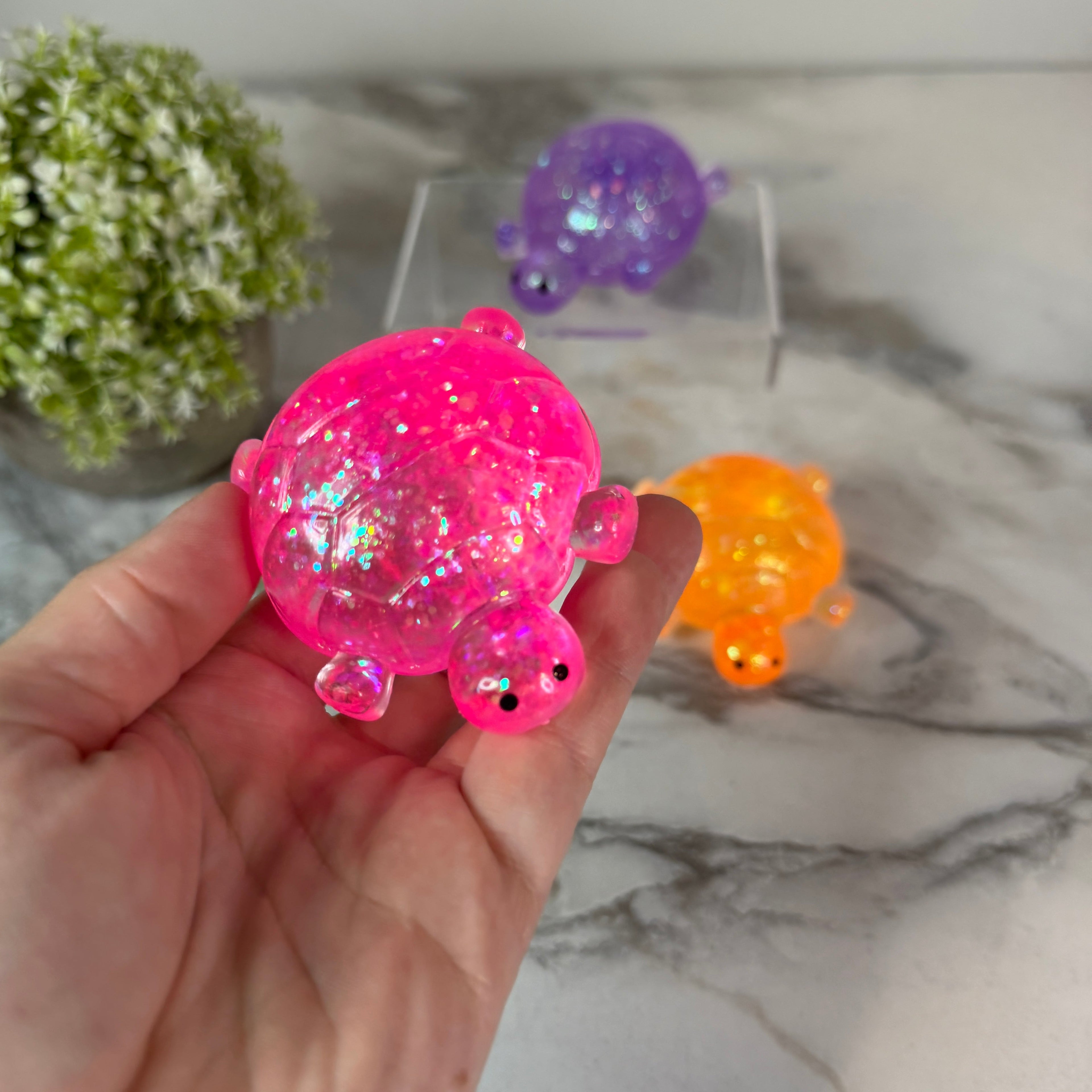 Squishy Toy - Glitter Turtle #2
