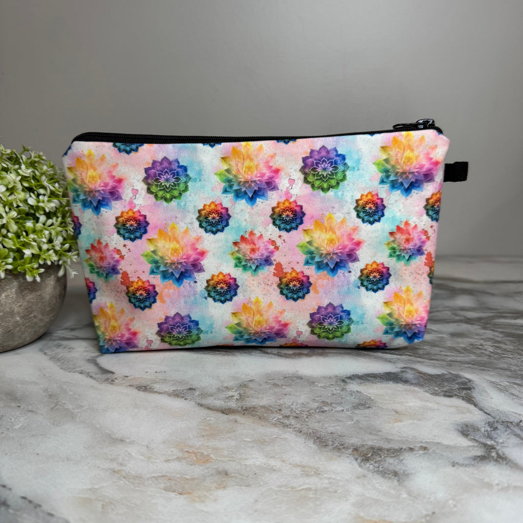 Pouch - Rainbow Mandala Ombre
