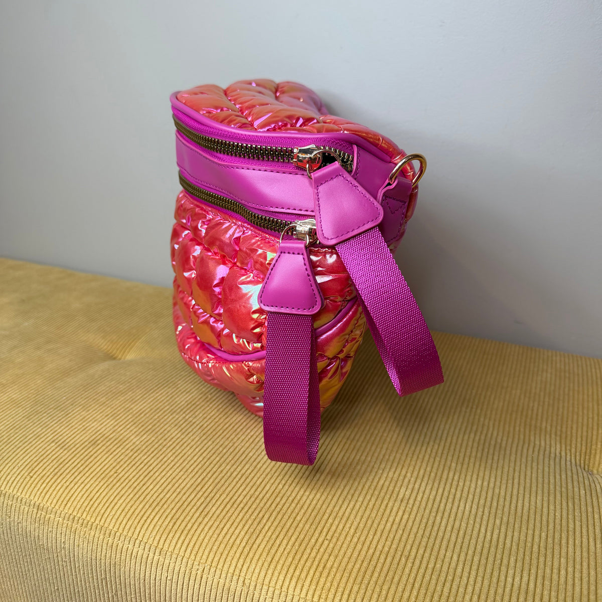 The Roni Nylon Crossbody - Puffer