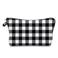 Pouch - Plaid Black White