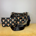 Bundled Set - Roni & Pouch - Bull Skull Floral
