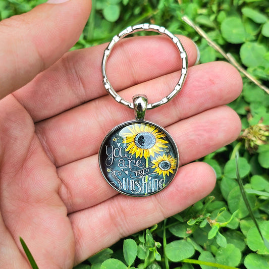 You are my sunshine keychain