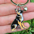 Dog keychain
