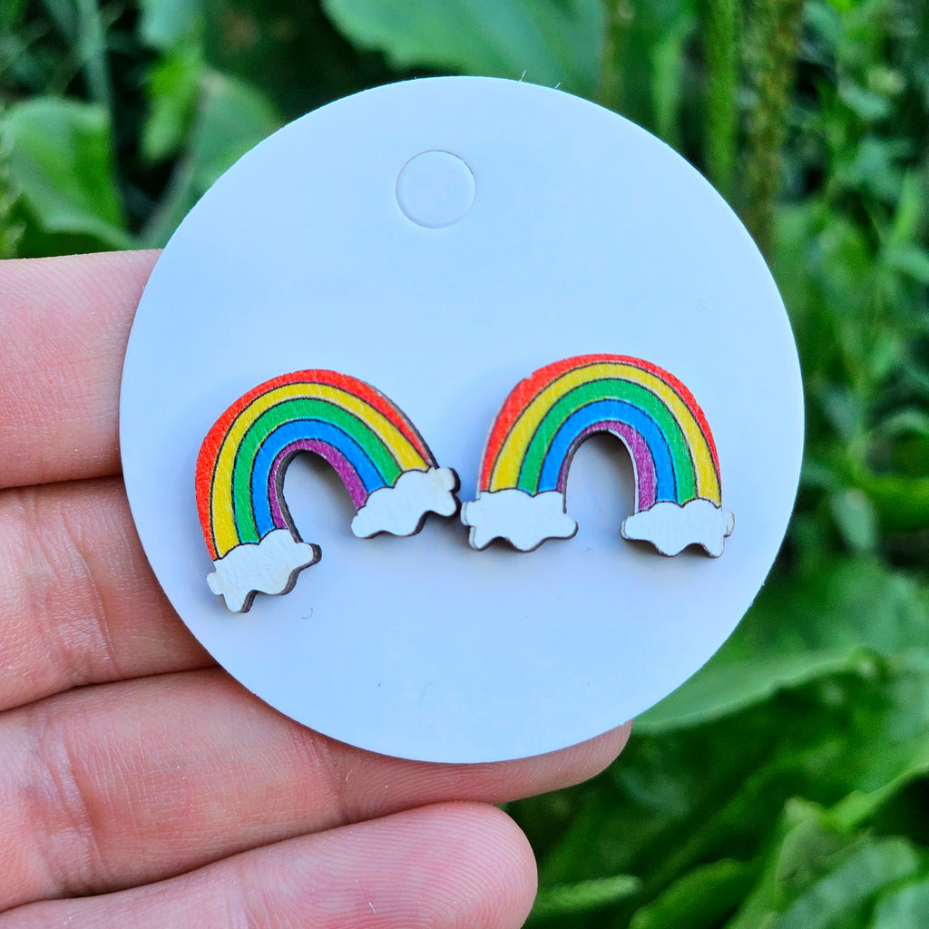 Rainbow earrings