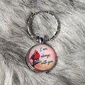 Cardinal keychain