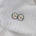 Pineapple trio earrings