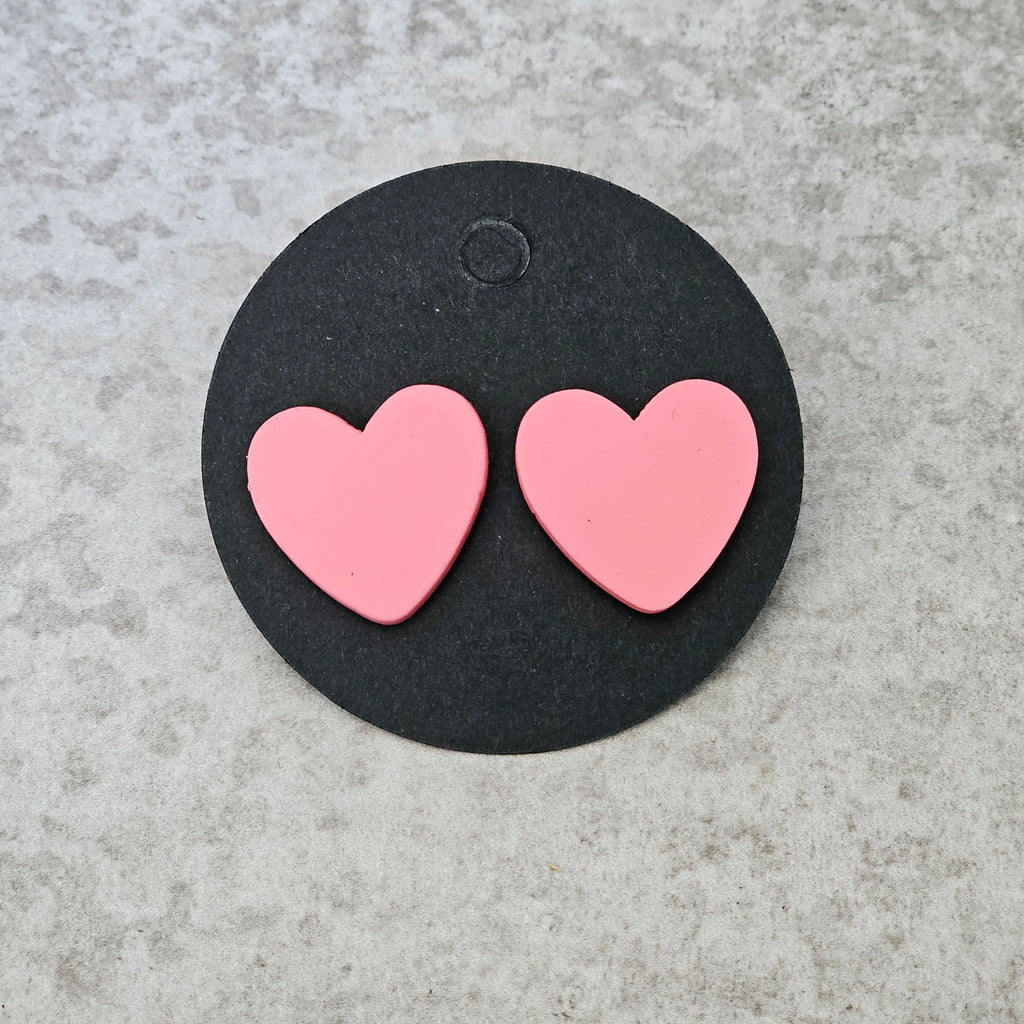 Pink Heart earrings