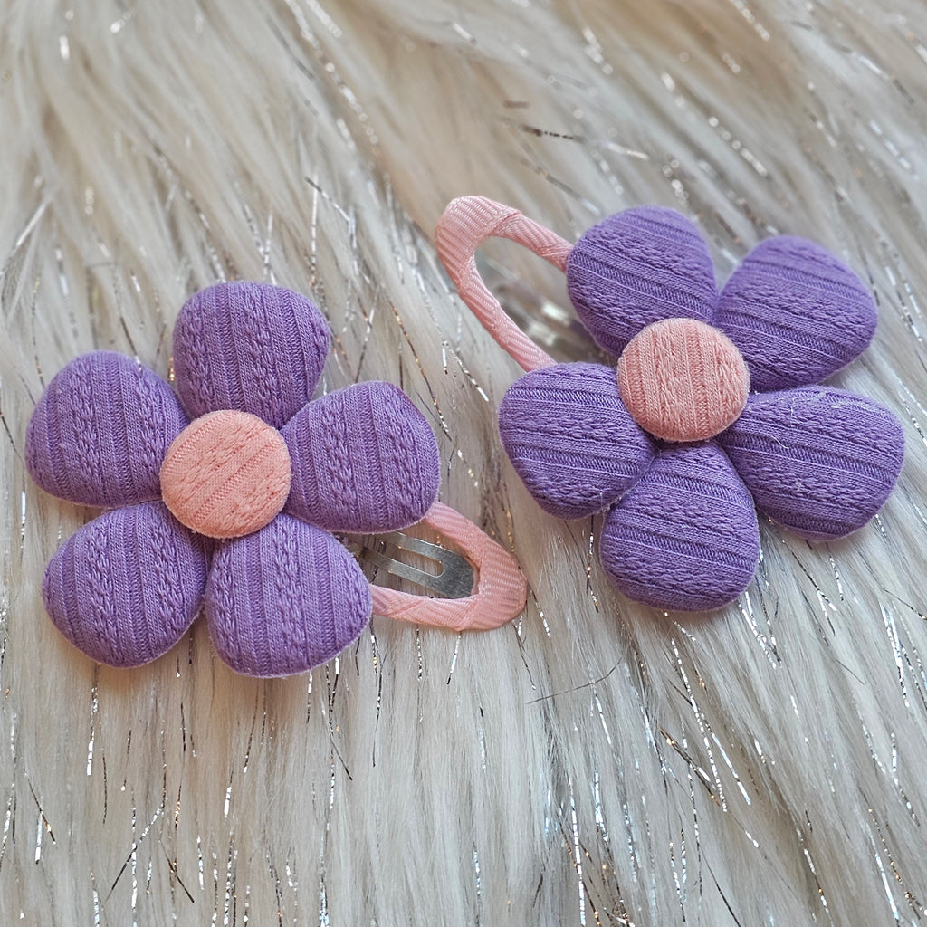Flower snapclip set