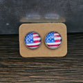 Flag earrings
