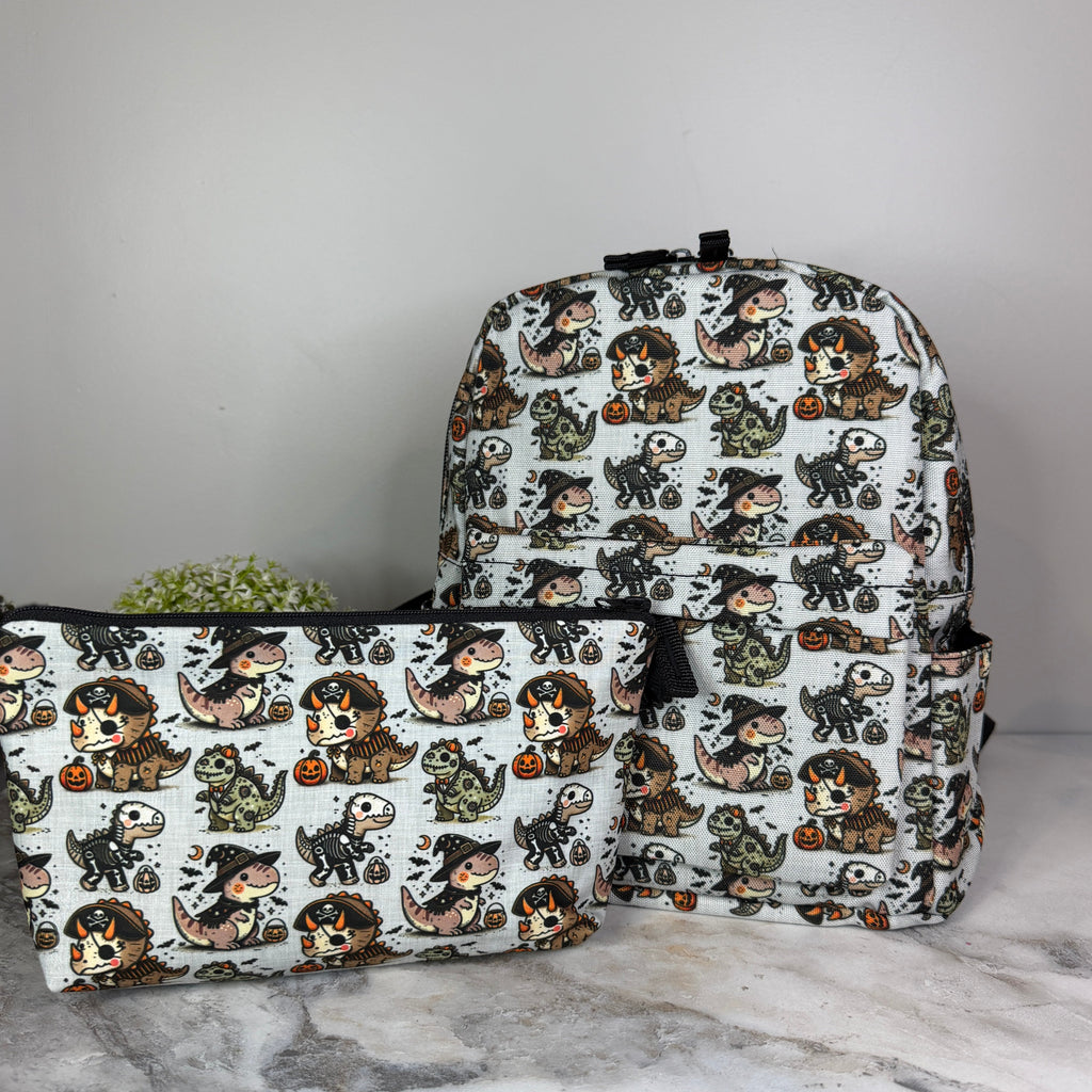 Mini Backpack - Halloween - Dino Trick or Treat
