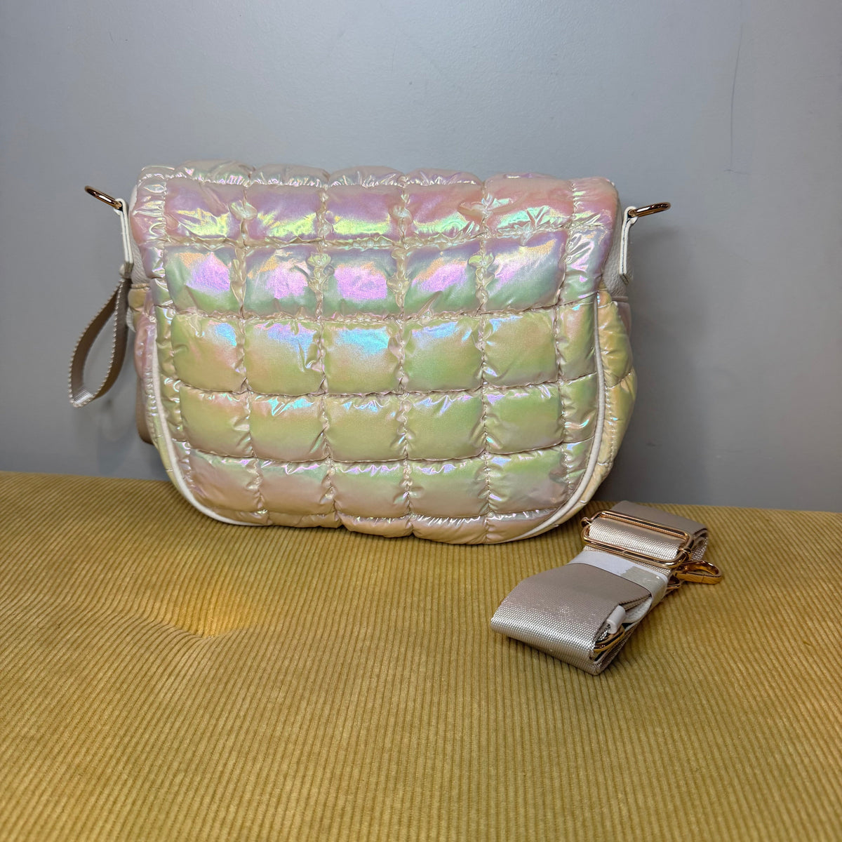 The Roni Nylon Crossbody - Puffer