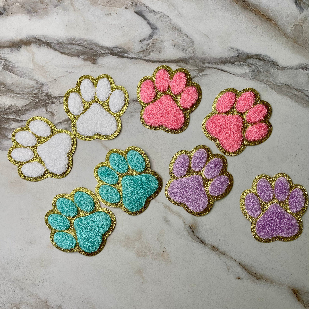 Patch Chenille - Paw Print