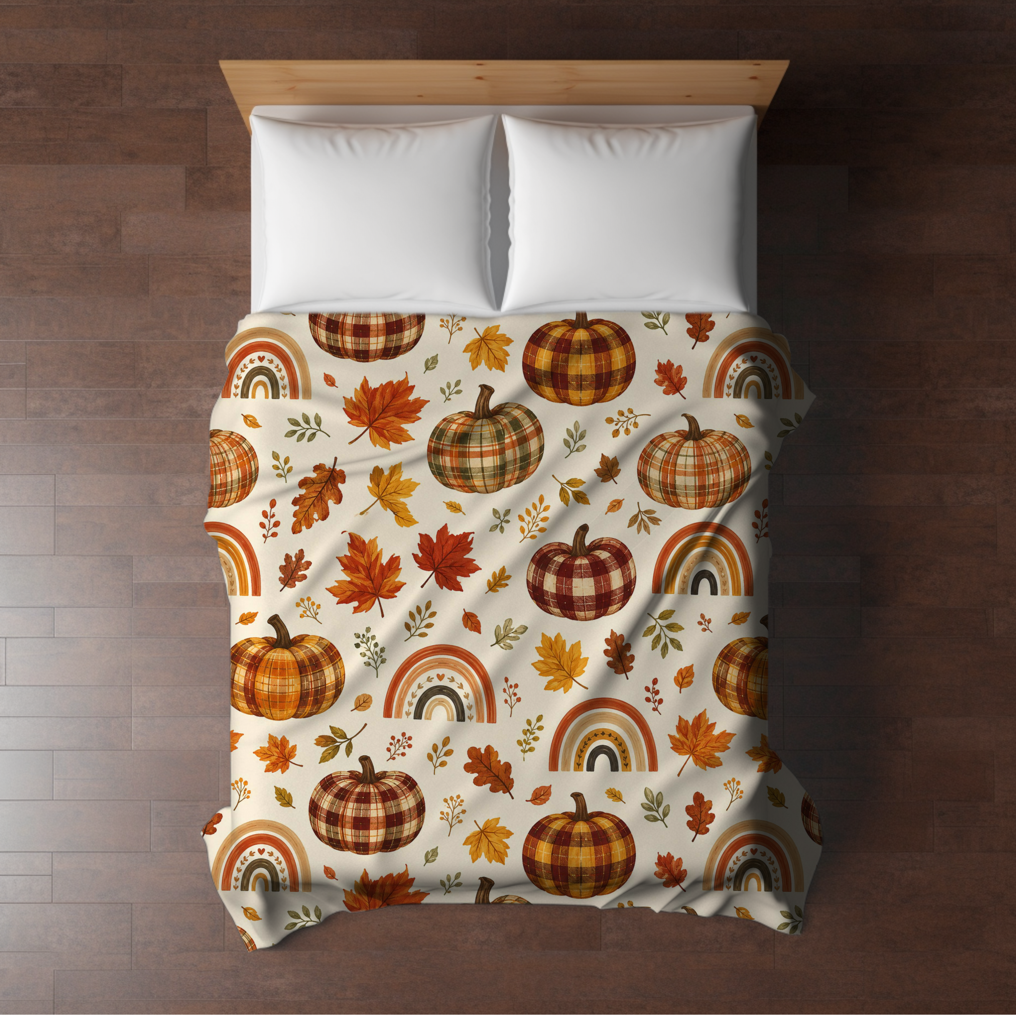 Blanket Halloween #2 - Plaid Pumpkins - PREORDER