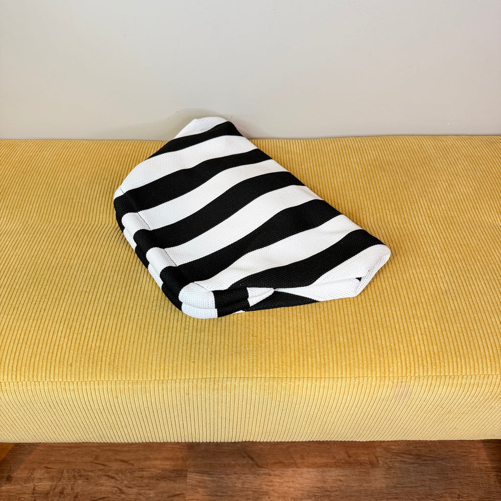 Emma Travel Clutch - Stripes + Chevron