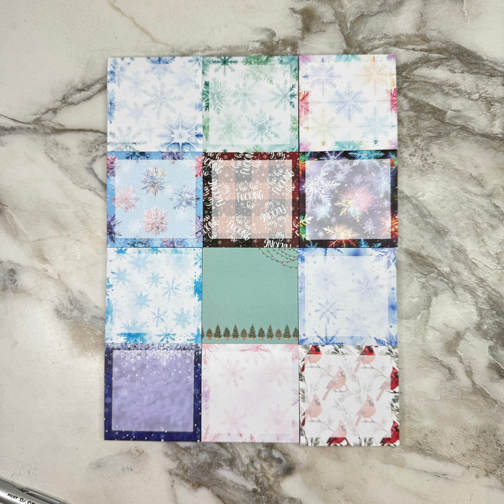 The Sticky Note Collection - Christmas Full Bundled Set 12 Pack