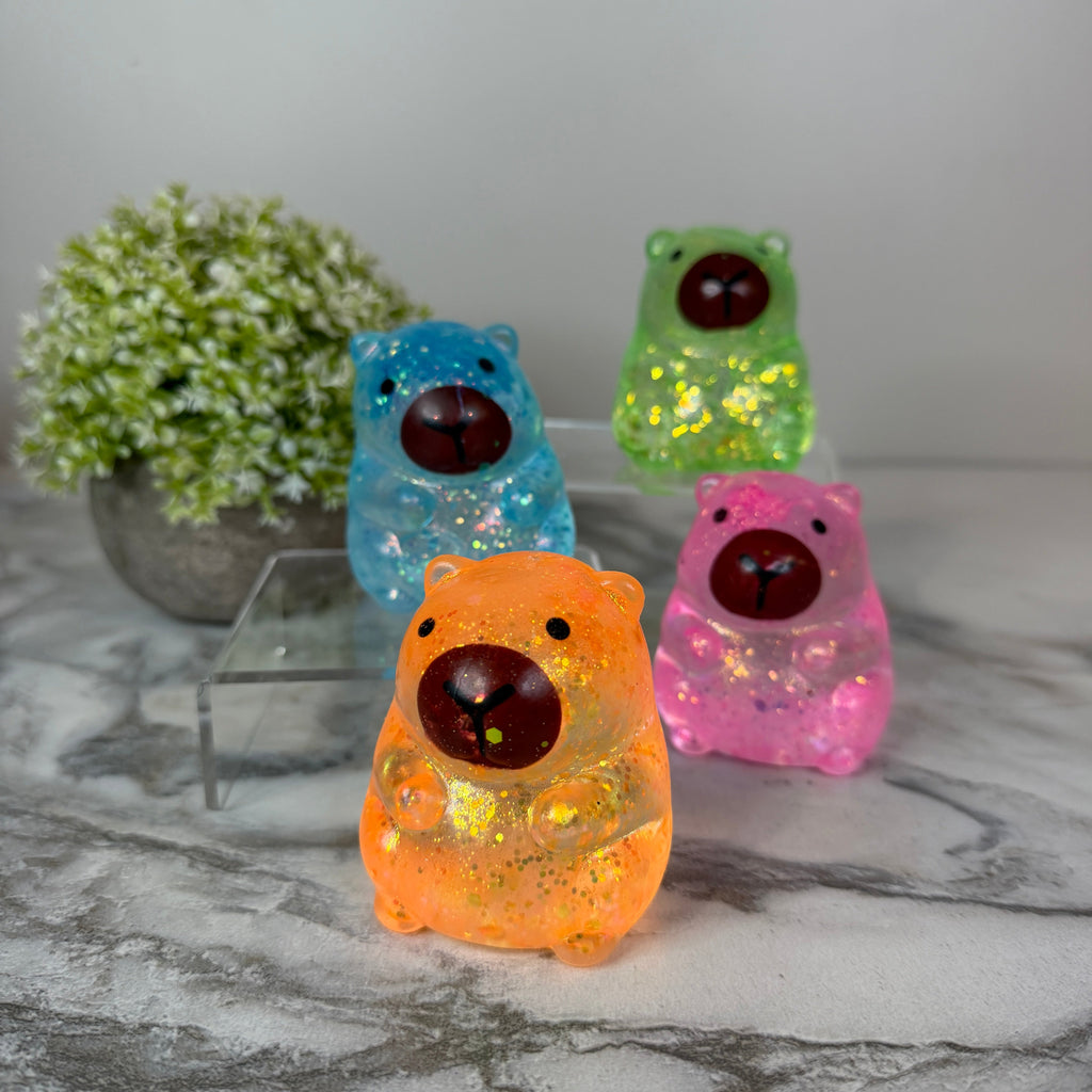 Squishy Toy - Capybara Glitter