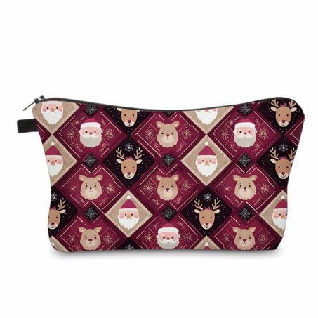 Pouch - Christmas - Santa Reindeer Diamond