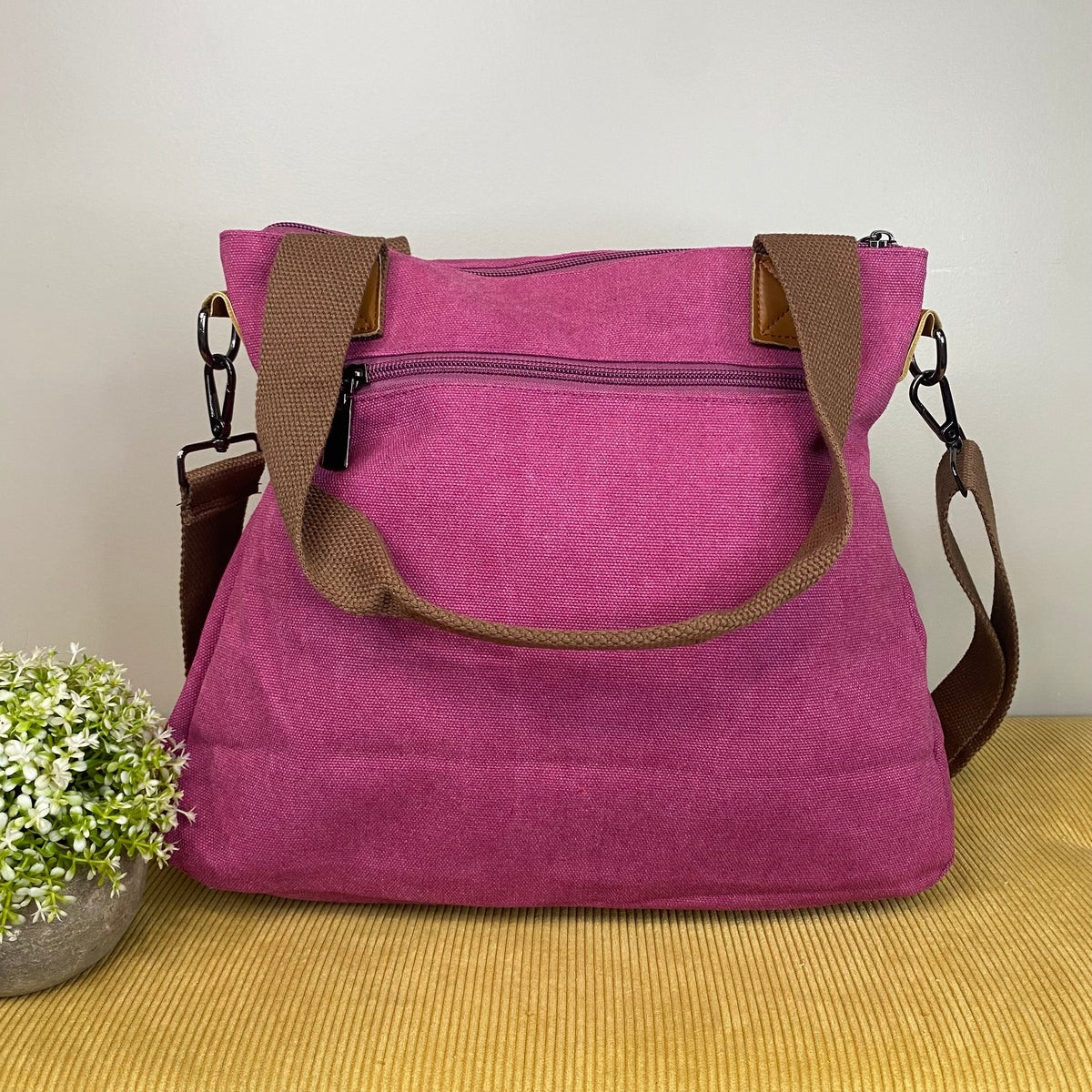 Caitlin - Canvas Satchel
