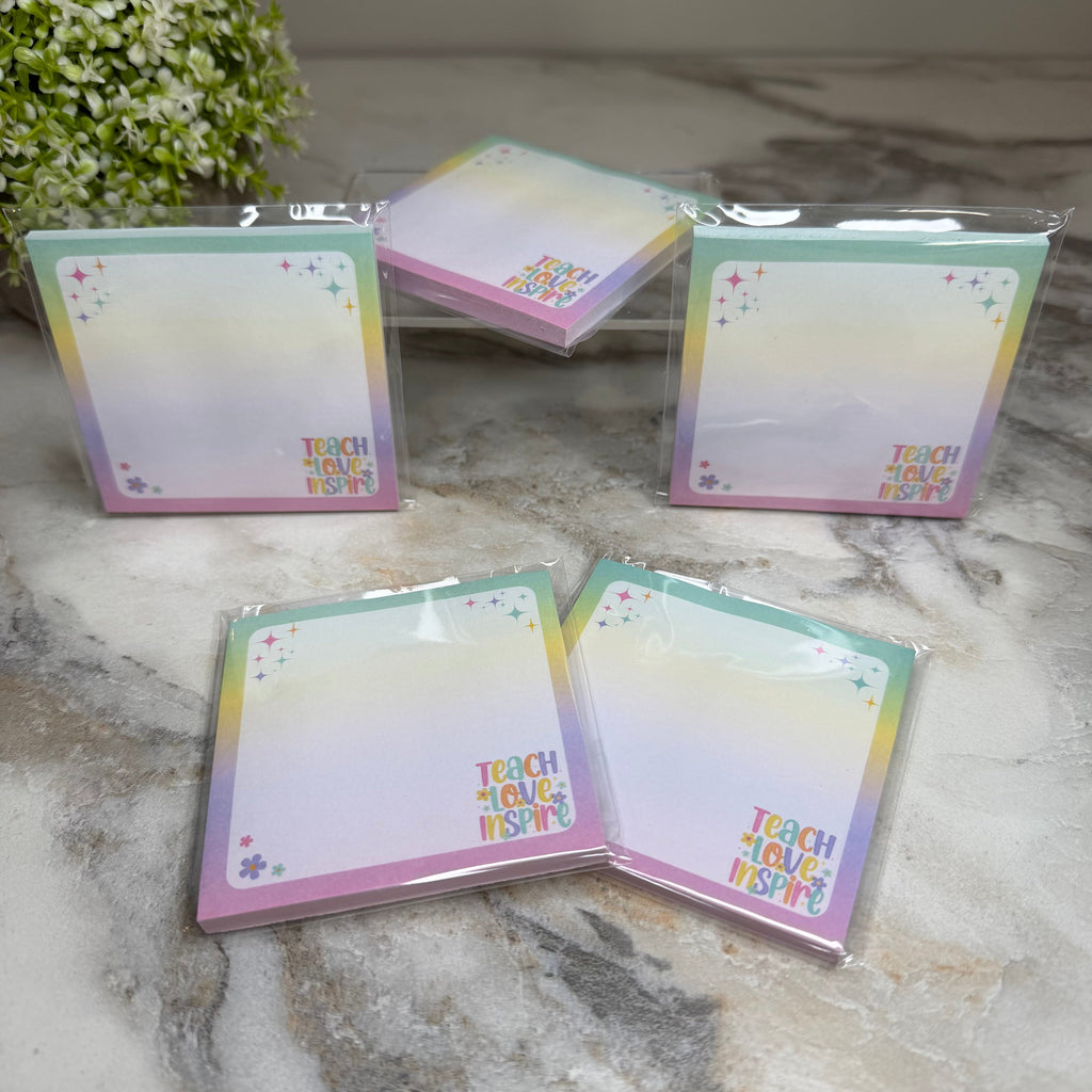 The Sticky Note Collection - Teach Teacher Love Inspire