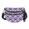 The Roni Nylon Crossbody - Butterfly Purple