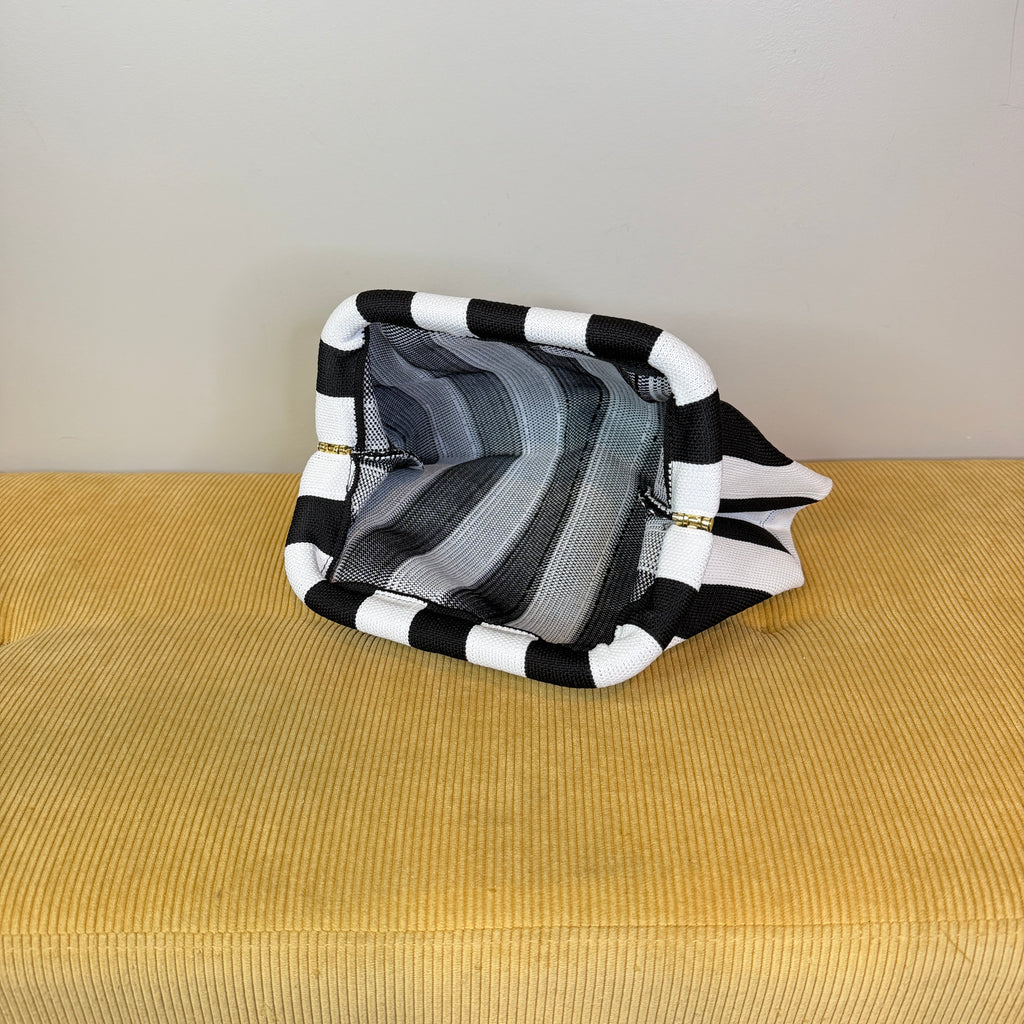 Emma Travel Clutch - Stripes + Chevron