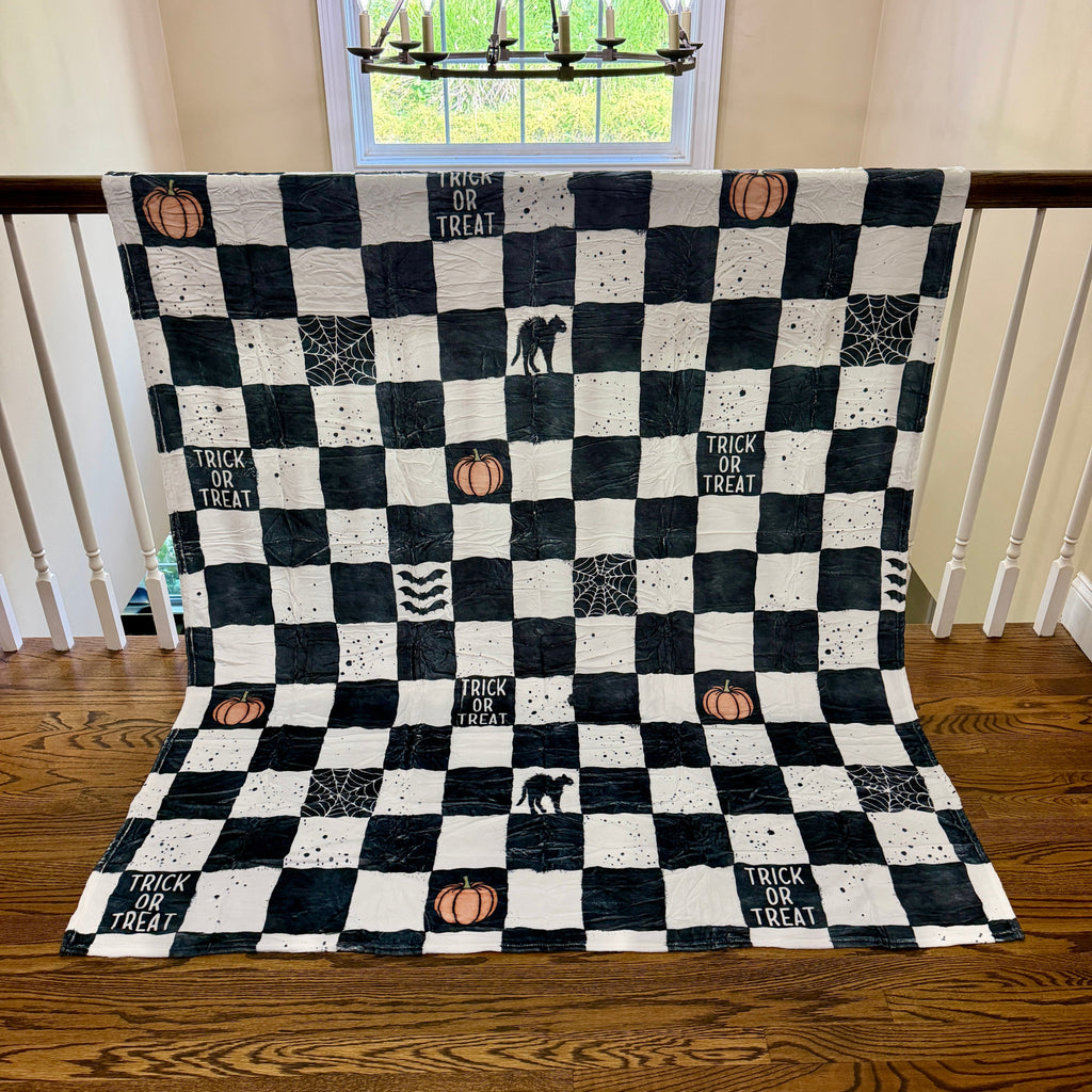 Blanket Halloween #5 - Checkered Halloween