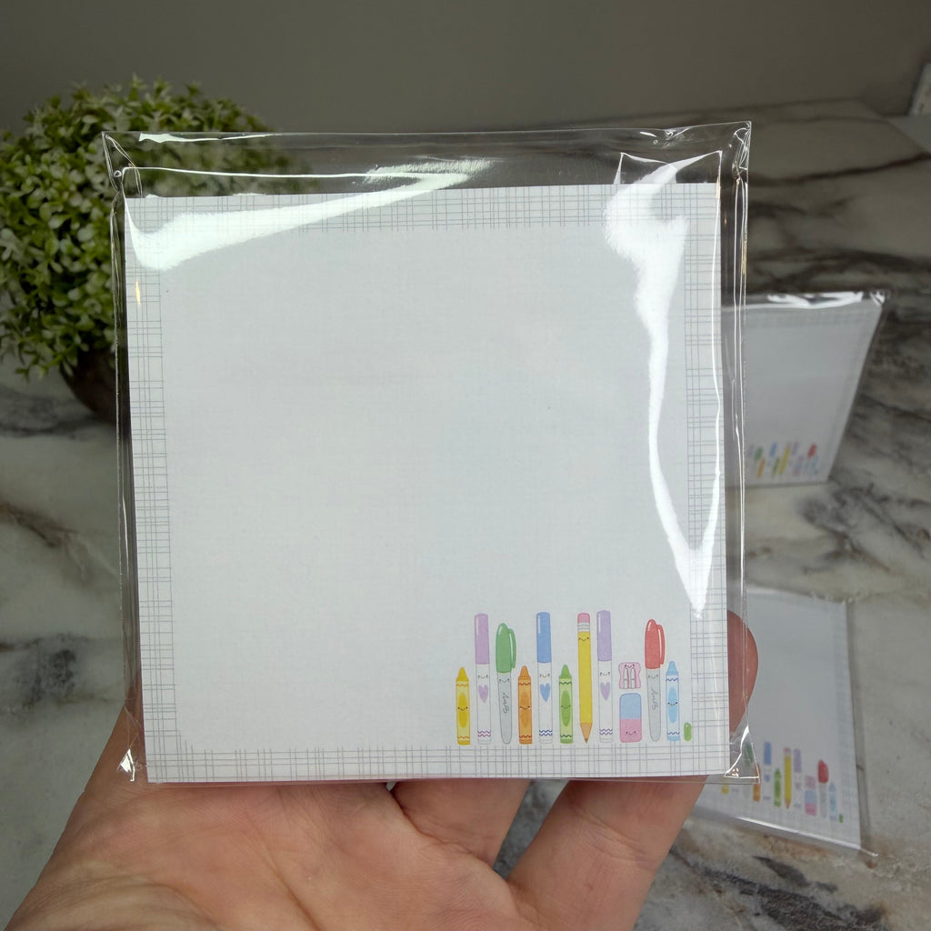 The Sticky Note Collection - Teach Teacher Writing Pen Pencil Utensils