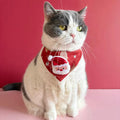 Cat Adjustable Bandana - Christmas