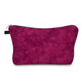 Pouch - Solid, Maroon Acid Wash
