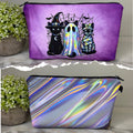 Pouch - Halloween Fall - Holographic Cat Ghost