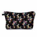Pouch - Floral Moon on Black