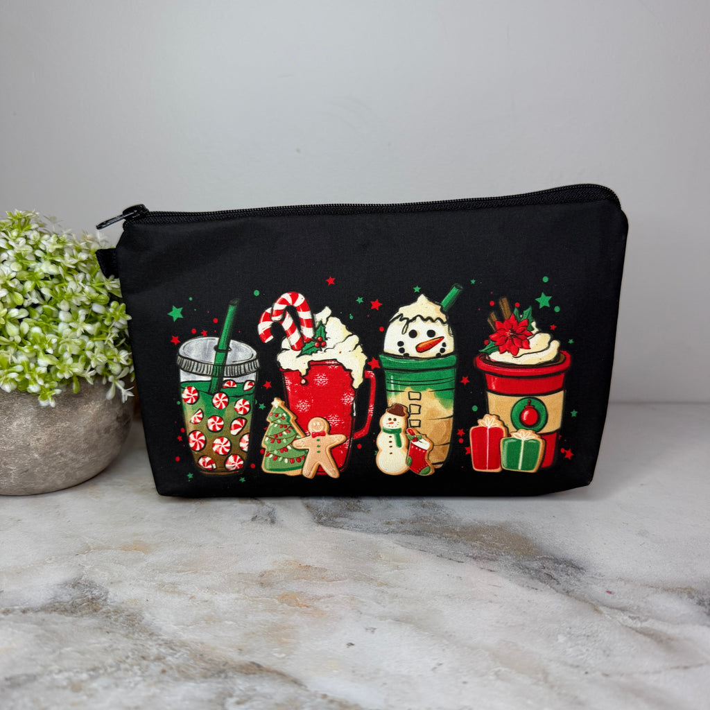 Pouch - Christmas - Snowman Coffee