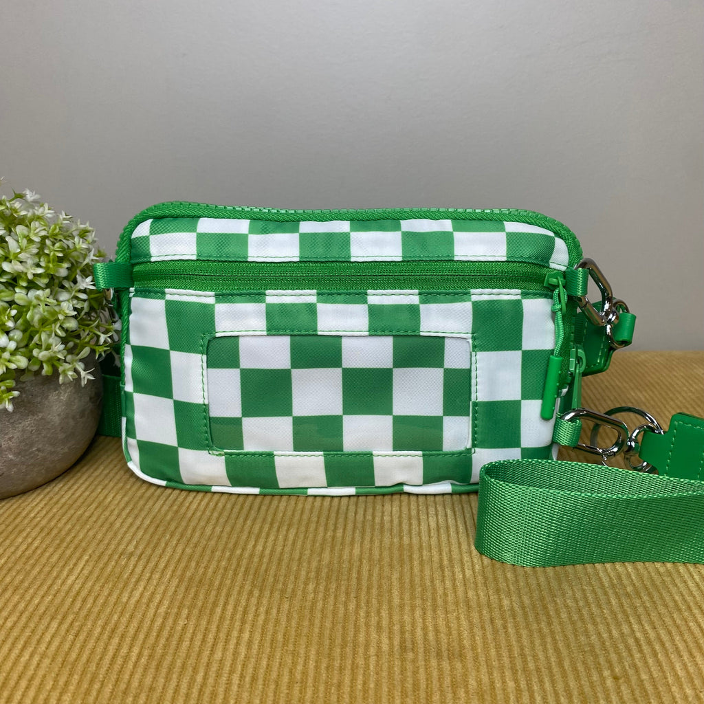 Remi - Nylon Crossbody Checkered
