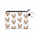 Mini Pouch - Christmas Plaid Reindeer