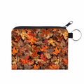 Mini Pouch - Camo Leaves Orange