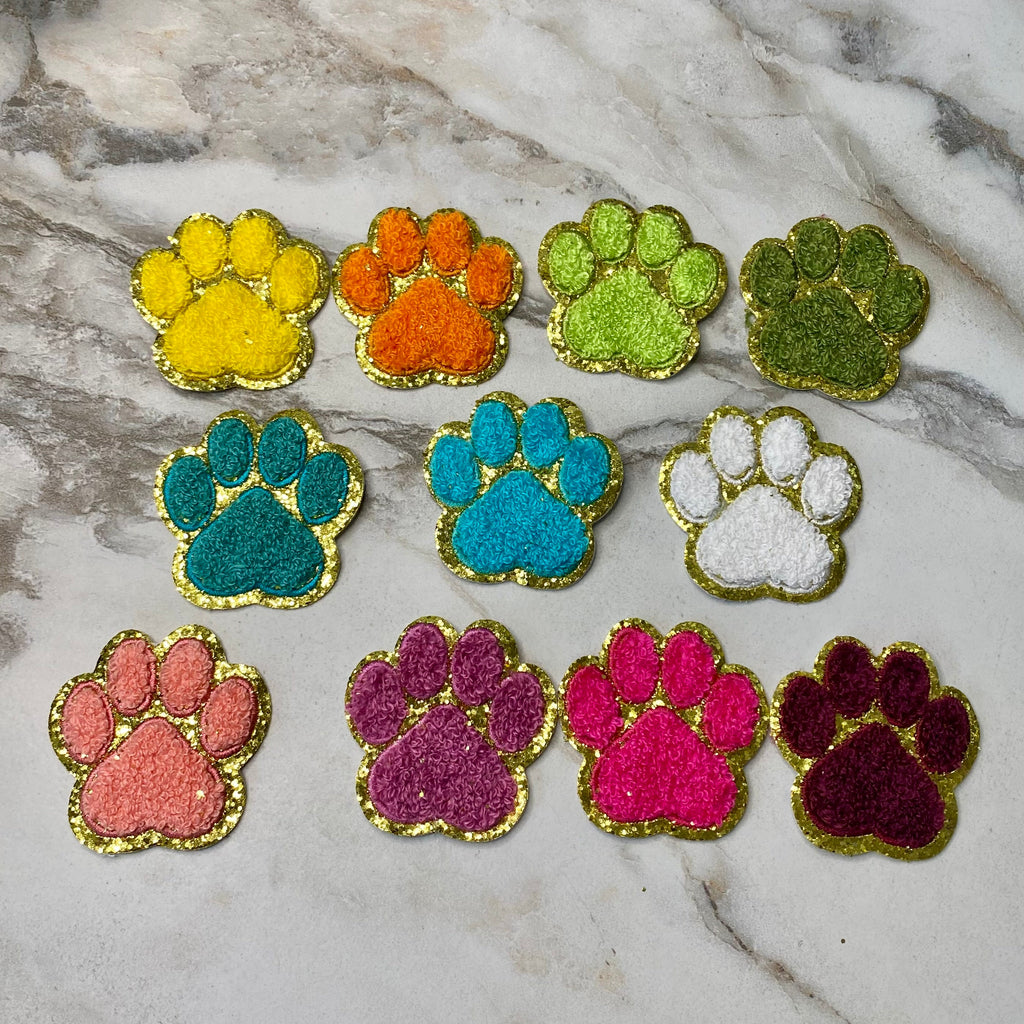 Patch Chenille - Paw Print