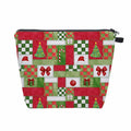 Pouch XL - Christmas - Quilted Squares