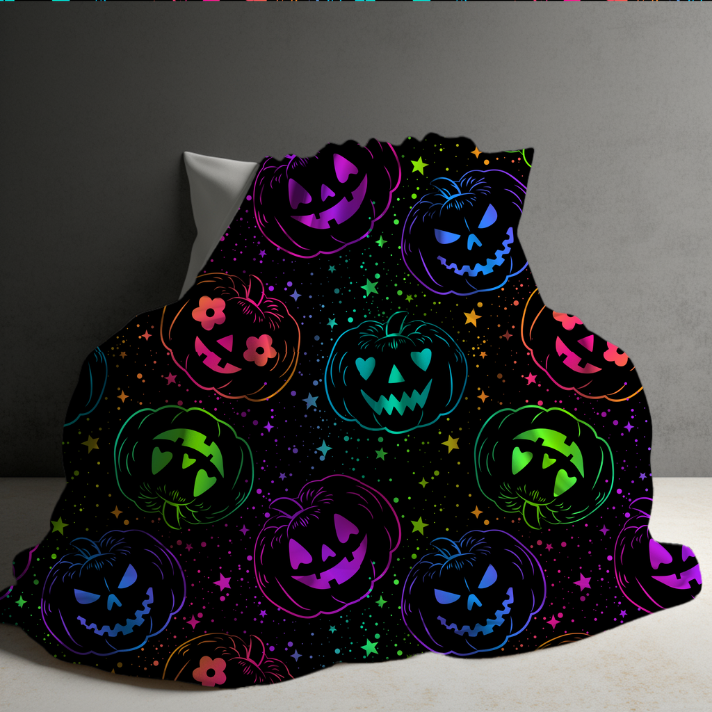 Blanket Halloween #36 - Rainbow Pumpkin - PREORDER