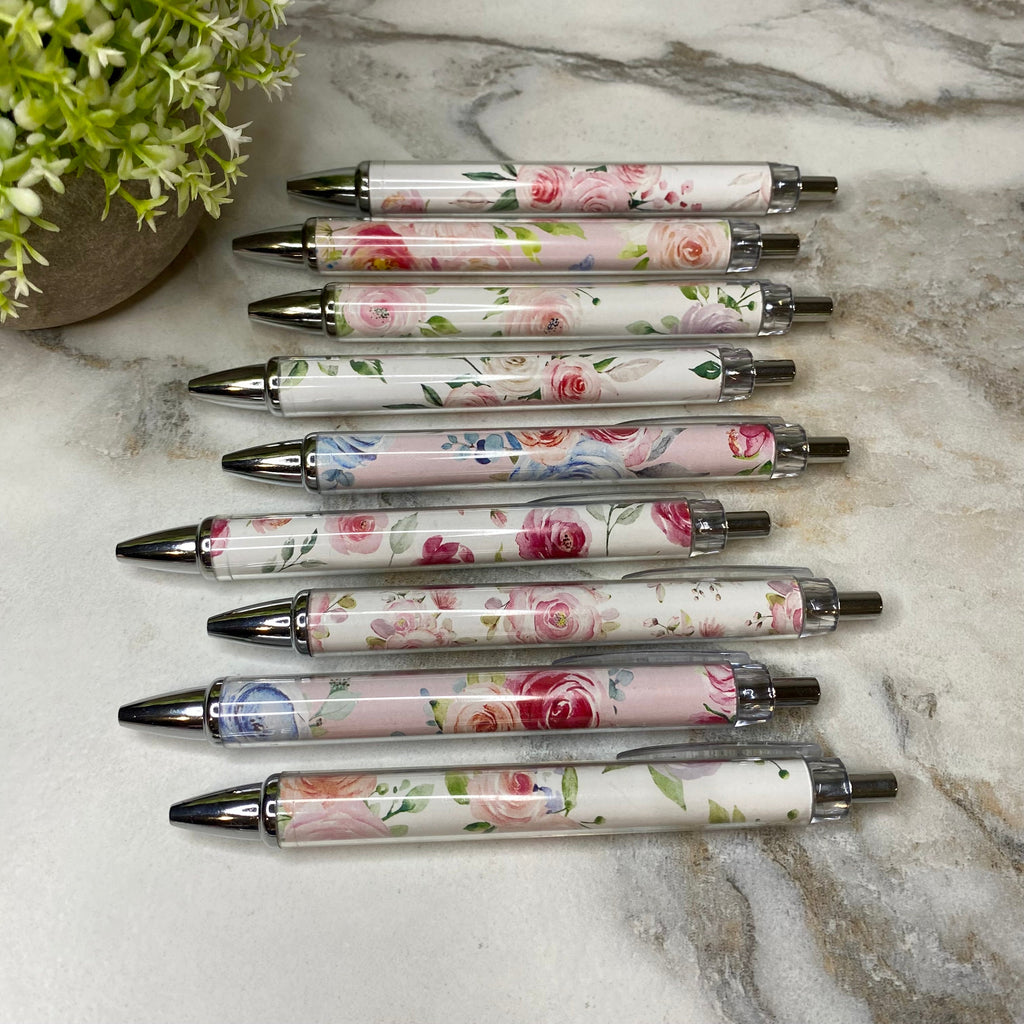 Pen - Clear Roses
