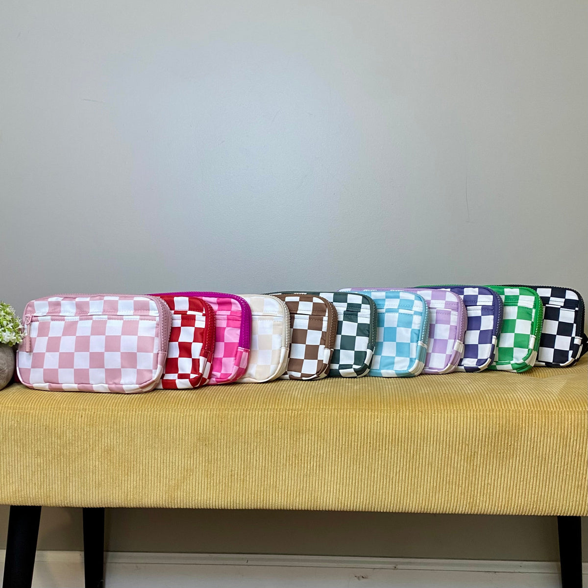 Remi - Nylon Crossbody Checkered