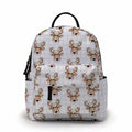 Mini Backpack - Christmas - Plaid Reindeer
