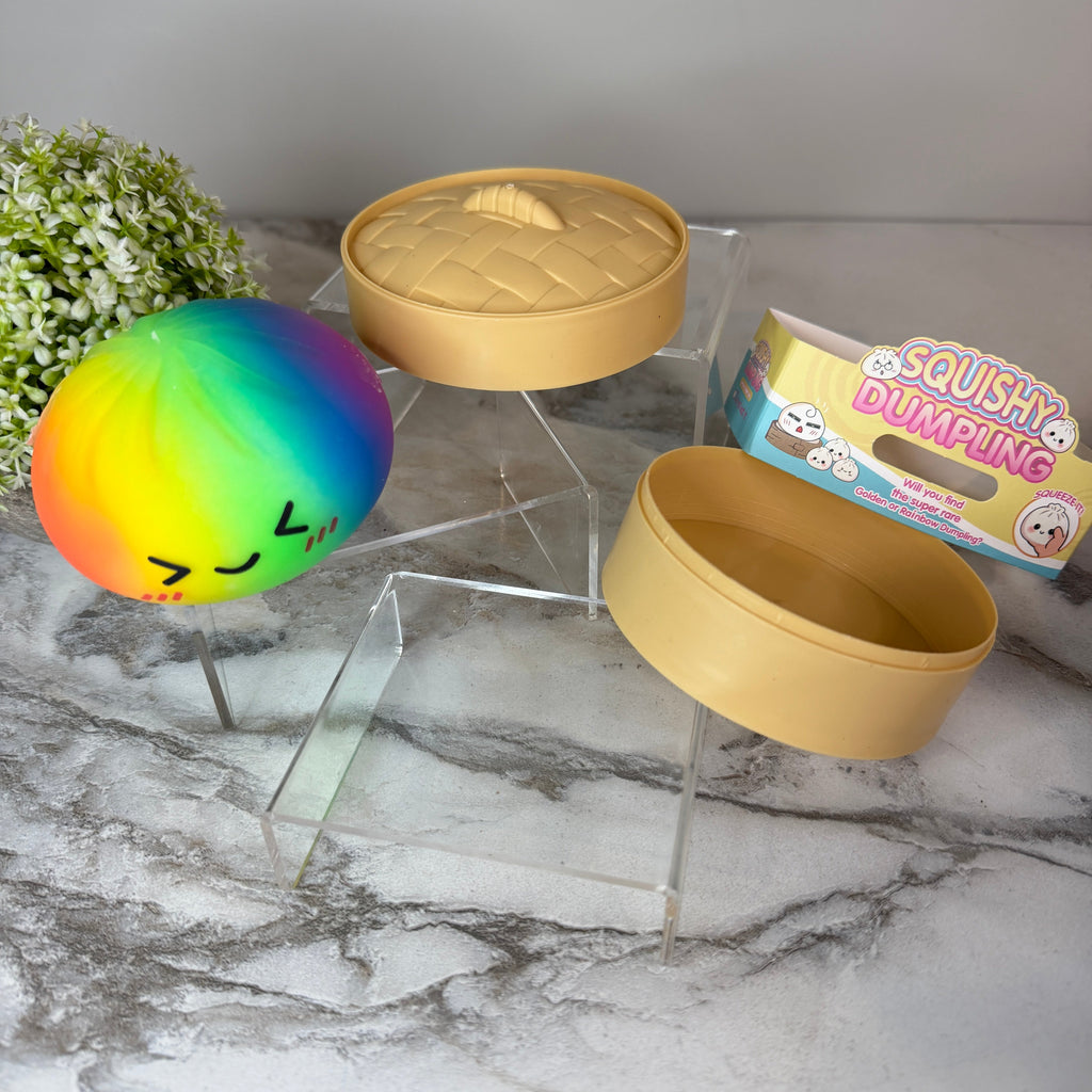 Squishy Toy - Viral Dumpling, Rainbow
