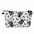 Pouch - Halloween Fall - Black & White Coffee Skull
