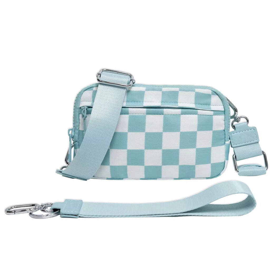 Remi - Nylon Crossbody Checkered