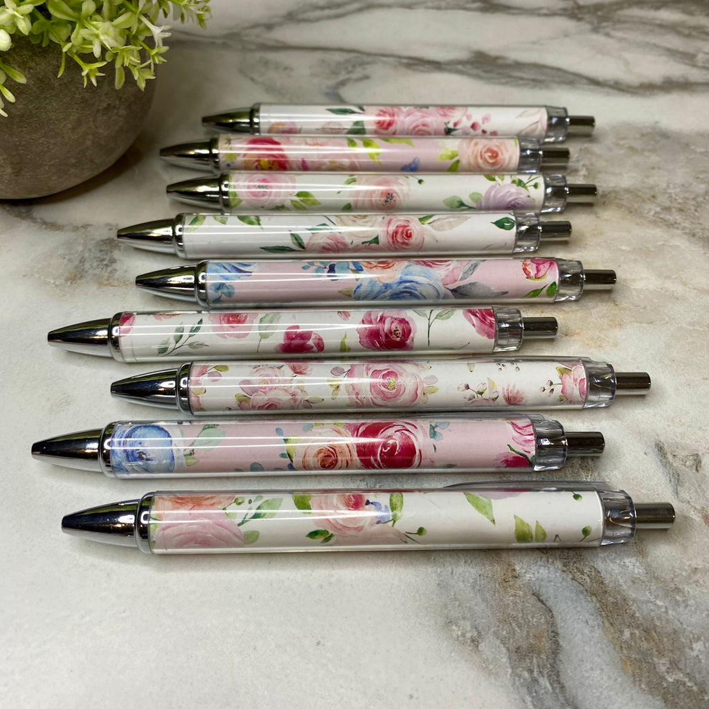 Pen - Clear Roses