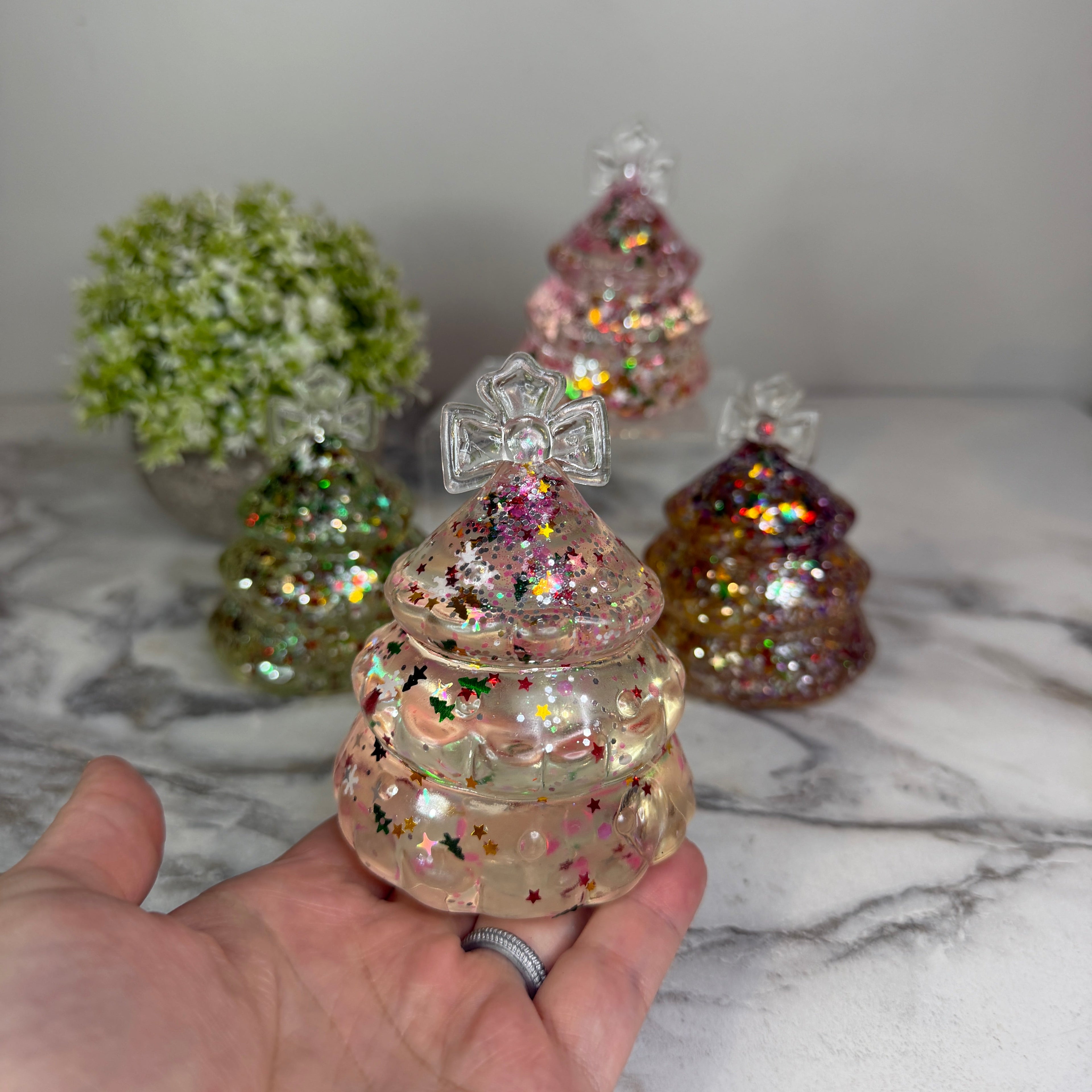 Squishy Toy - Christmas Glitter Tree